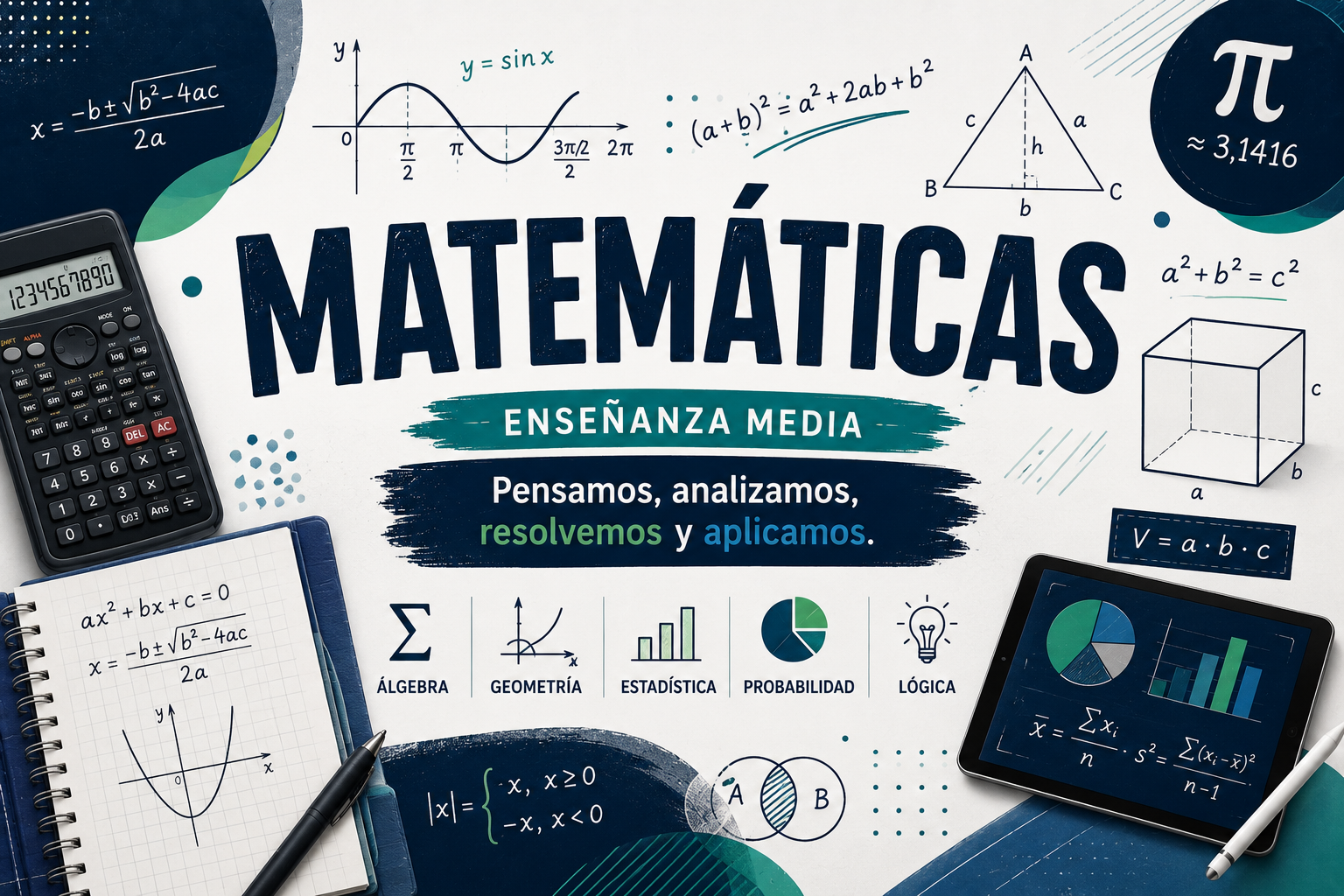 Matemáticas – 3° y 4° Medio